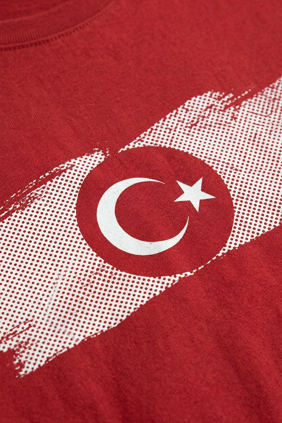Kırmızı Unisex T-shirt Türkiye Bayrak Futbol Voleybol Basketbol Nostalji Milli Takım Baskılı Tişört - 6