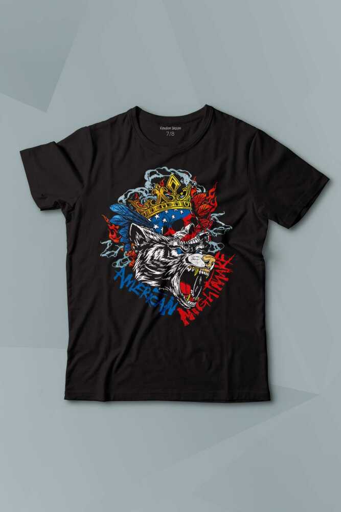 Kısa Kollu T-shirt Cody Rhodes Nightmare Wwe Amerikan Güreşi Baskılı Çocuk Tişört Kısa Kollu - 1