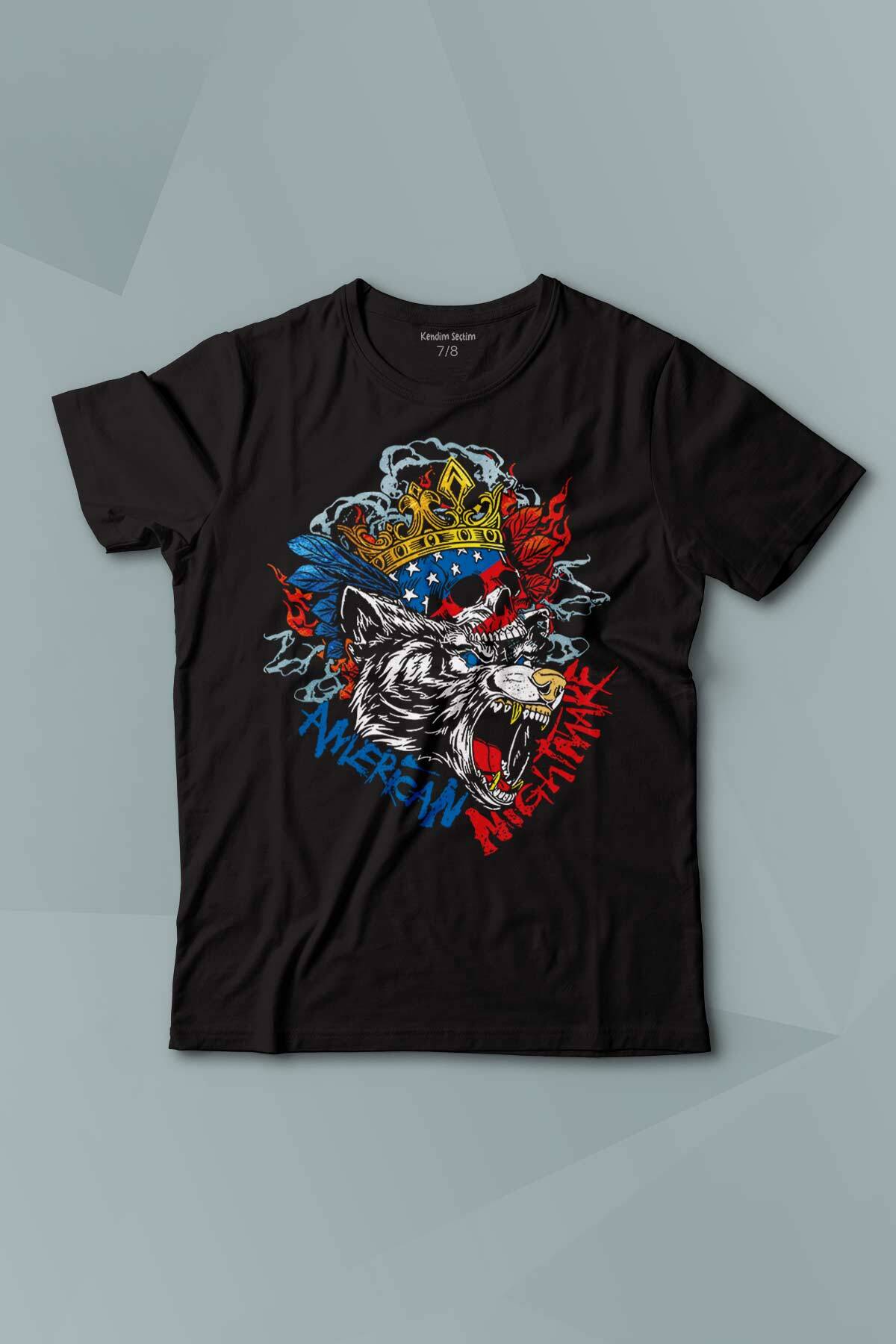 Kısa Kollu T-shirt Cody Rhodes Nightmare Wwe Amerikan Güreşi Baskılı Çocuk Tişört Kısa Kollu - 1