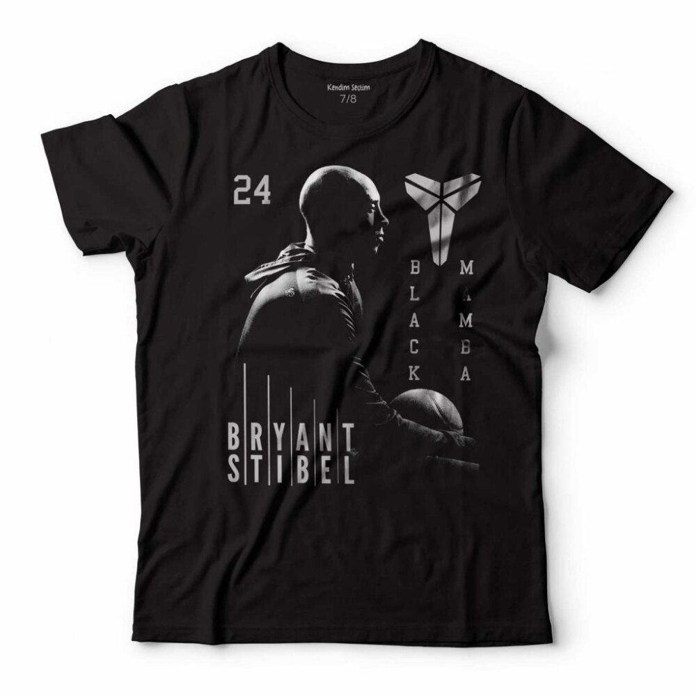 KOBE BRAYNT BLACK MAMBA NBA BASKETBALL ÇOCUK TİŞÖRT - KENDİM SEÇTİM