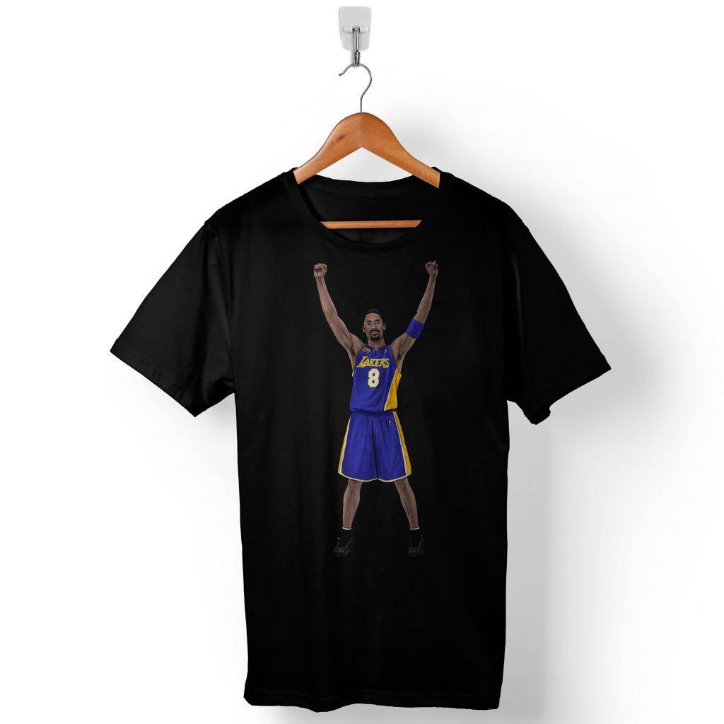 Kobe Bryant Black Mamba Legend Nba All Star Baskılı Tişört Unisex T-Shirt - 1