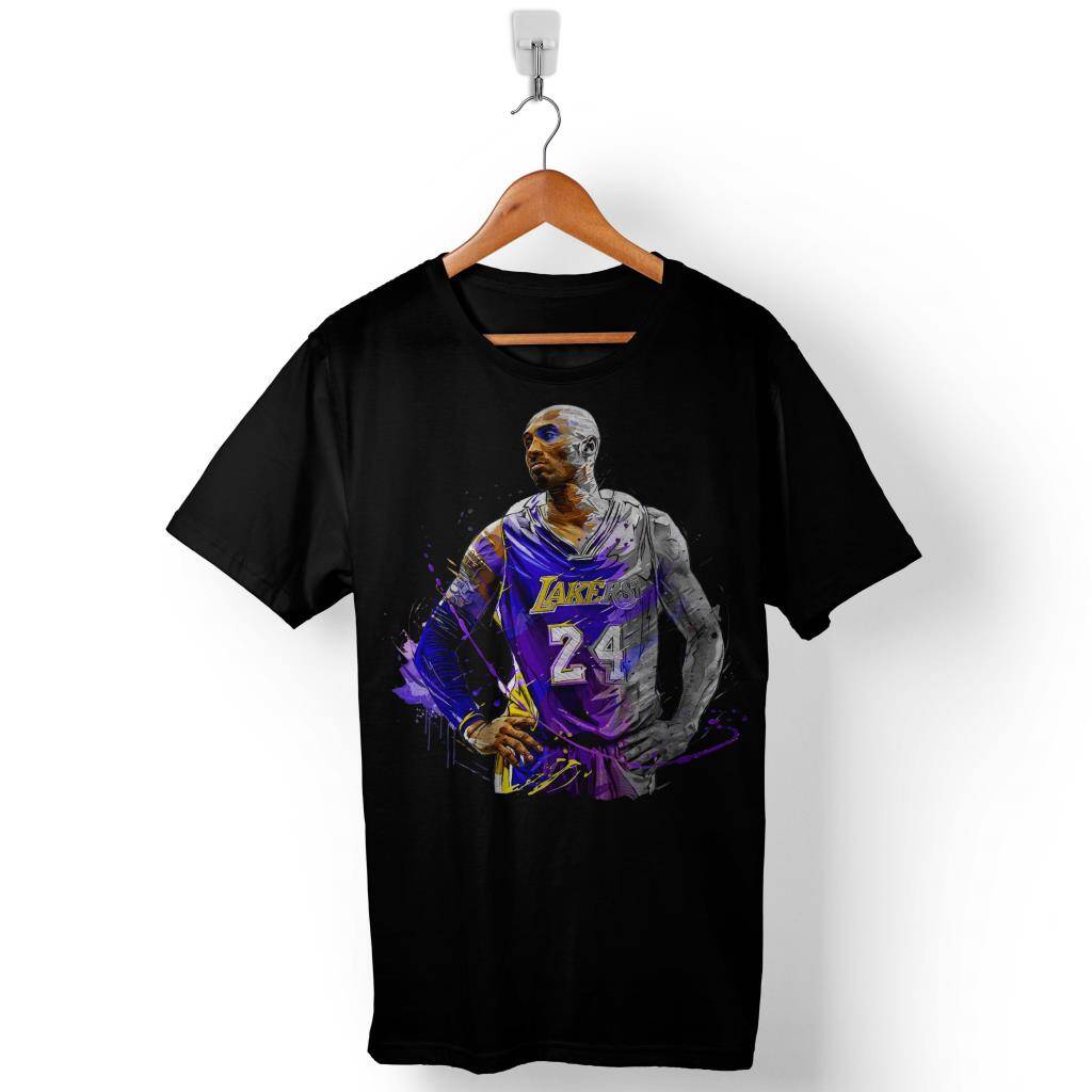 Kobe Bryant Black Mamba Legend Nba All Star Baskılı Tişört Unisex T-Shirt - 1