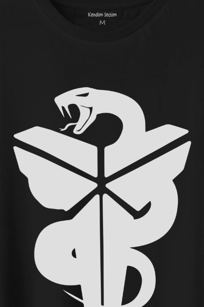 Kobe Bryant Black Mamba Snake Nba Basketball Baskılı Tişört Unisex T-Shirt (1)