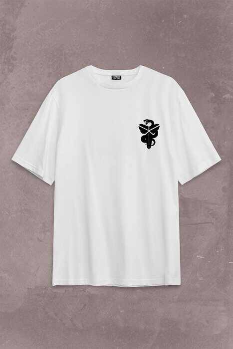 Kobe Bryant Black Mamba Snake Nba Basketball Sırt Ön Baskılı Oversize Tişört Unisex T-Shirt - 2