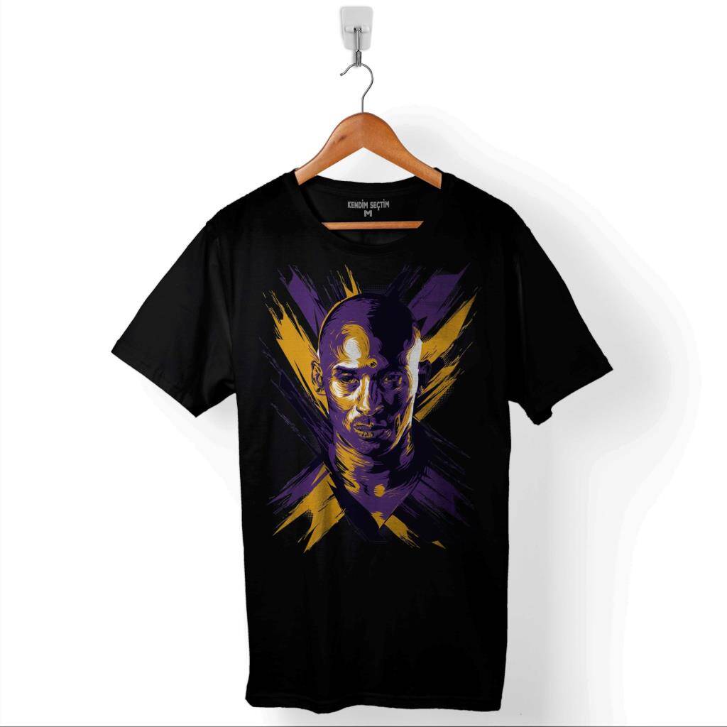 Kobe Bryant Stibel Black Mamba Nba Basketbol Baskılı Tişört Unisex T-Shirt - 1