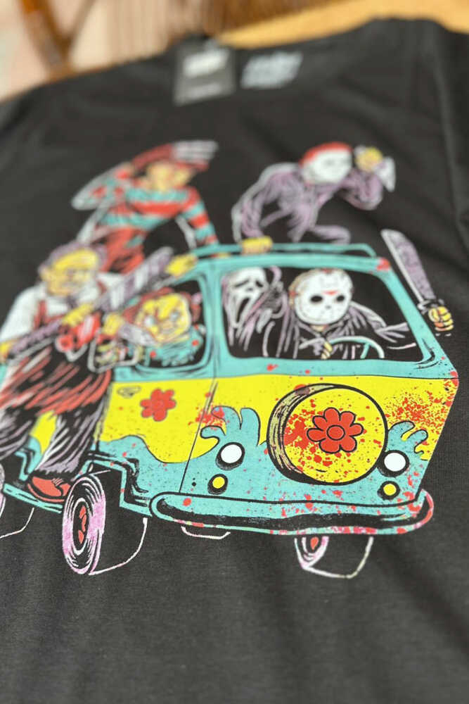 Korku Filmi Halloween Chucky Freddy Cadılar Movie Film Sinema Baskılı Tişört Unisex T-Shirt - 4