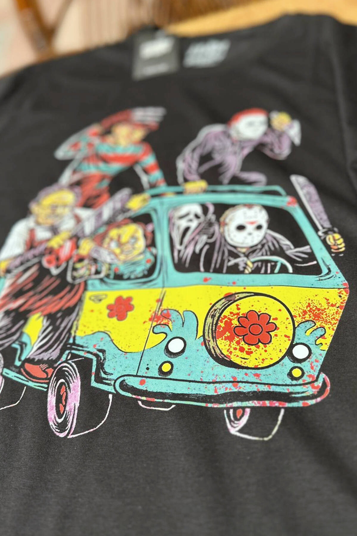 Korku Filmi Halloween Chucky Freddy Cadılar Movie Film Sinema Baskılı Tişört Unisex T-Shirt - 4