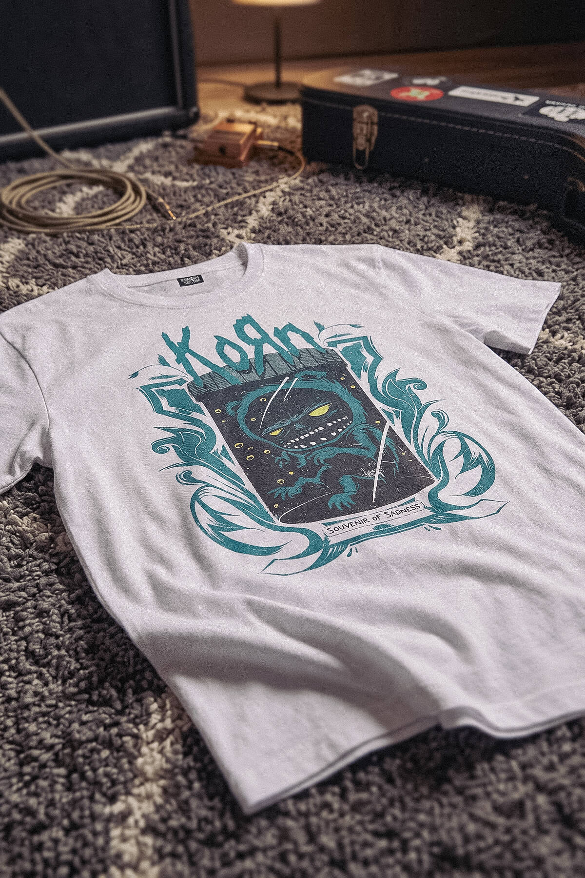 Korn Souvonir Of Sadness Metal Rock Baskılı Tişört Unisex T-shirt - 2