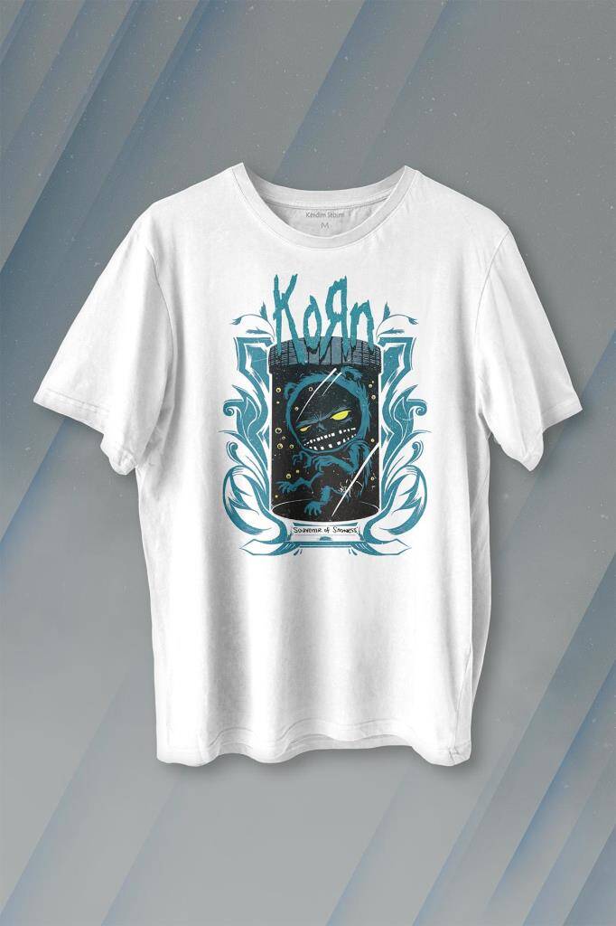 Korn Souvonir Of Sadness Metal Rock Baskılı Tişört Unisex T-shirt - 1