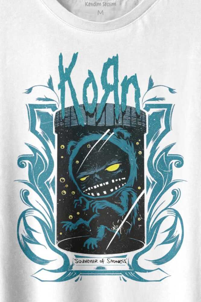 Korn Souvonir Of Sadness Metal Rock Baskılı Tişört Unisex T-shirt (1)