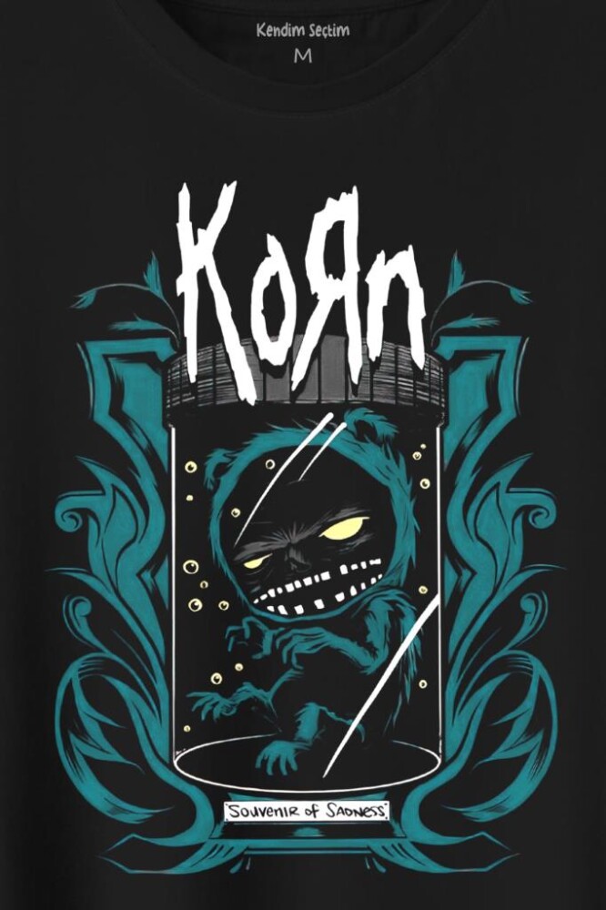 Korn Souvonir Of Sadness Metal Rock Baskılı Tişört Unisex T-Shirt - 2