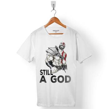 KRATOS STILL A GOD TRIBE LOGO ERKEK TİŞÖRT - 1