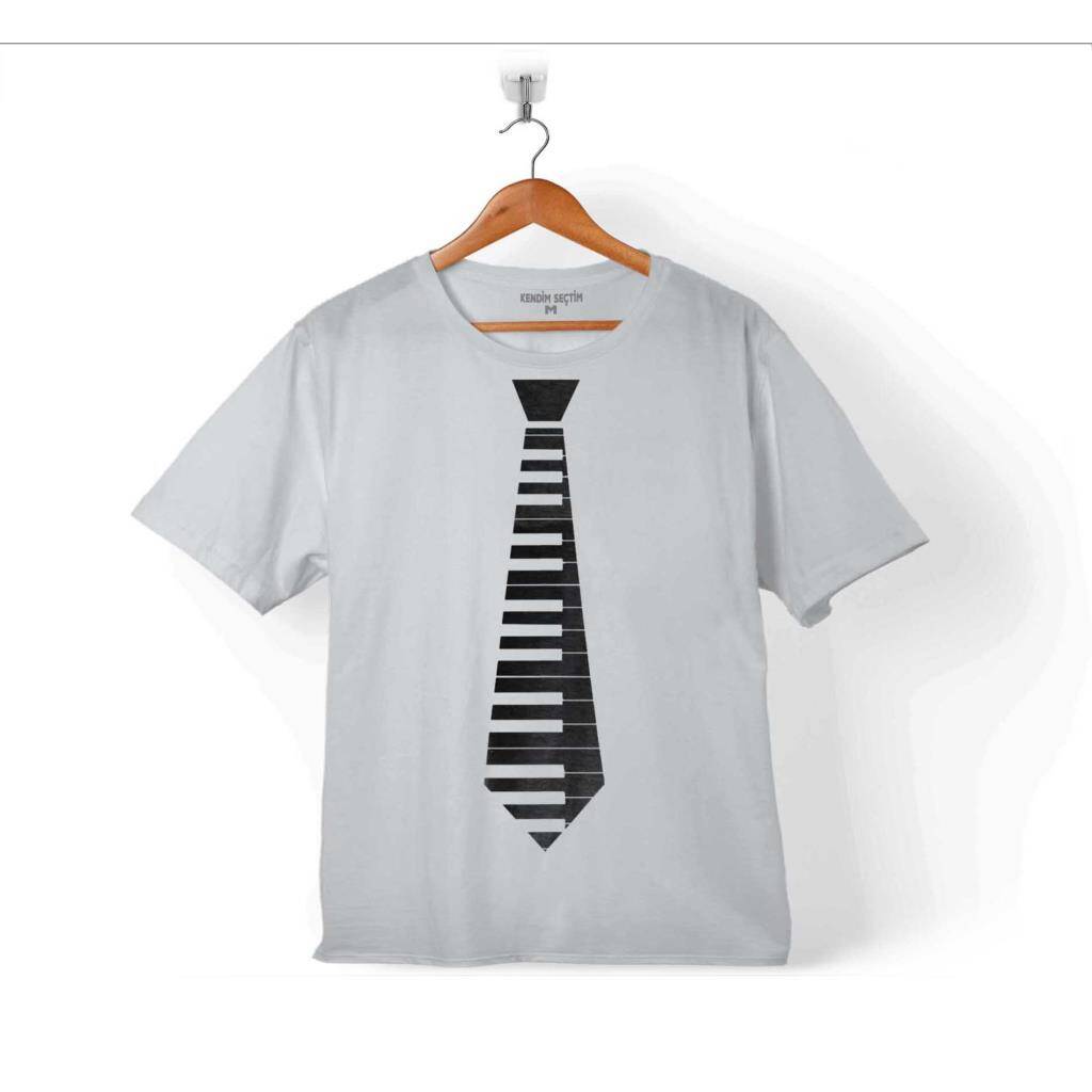 KRAVAT PİYANO PIANO TIE SUIT UP ÇOCUK TİŞÖRT - 1