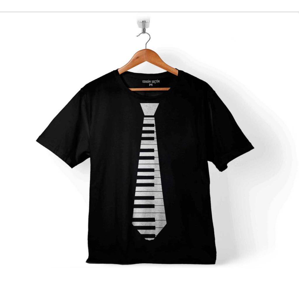 KRAVAT PİYANO PIANO TIE SUIT UP ÇOCUK TİŞÖRT - 1