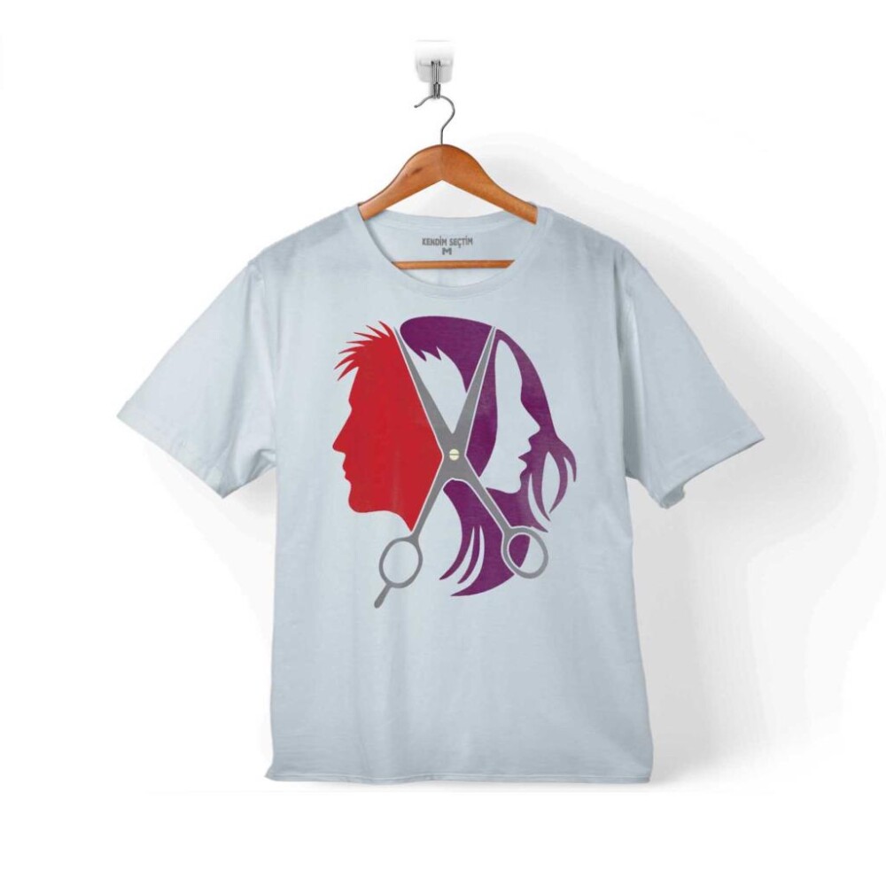 KUAFÖR KADIN ERKEK MAKAS BERBER BARBER TRAŞ ÇOCUK TİŞÖRT - KENDİM SEÇTİM