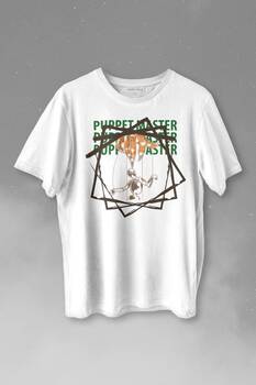 Kukla Puppet Master Geometric Baskılı Tişört Unisex T-shirt - 1