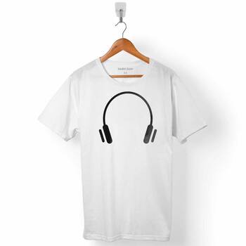 KULAKLIK LISTEN LOVE LISTEN TO MUSIC ERKEK TİŞÖRT - 1