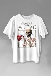 Kuru Kafa Kahve Coffee Baskılı Tişört Unisex T-shirt - 1