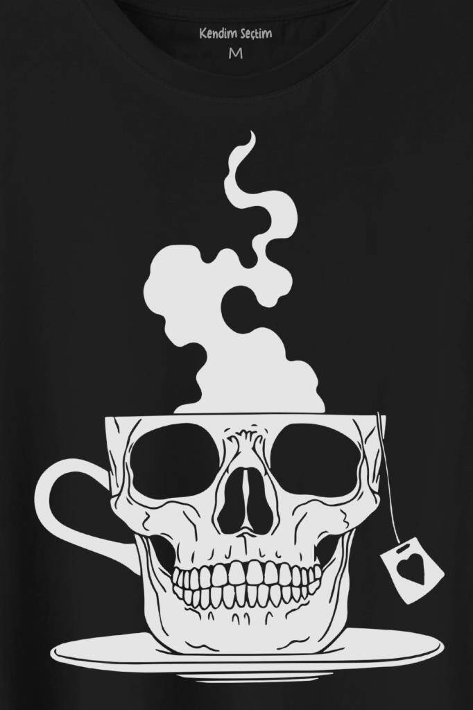 Kurukafa Kahve Çay Streetwear Baskılı Tişört Unisex T-Shirt (1)