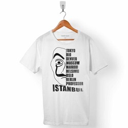 LA CASA DE PAPEL ISTANBUL DALI MASK ERKEK TİŞÖRT - 1