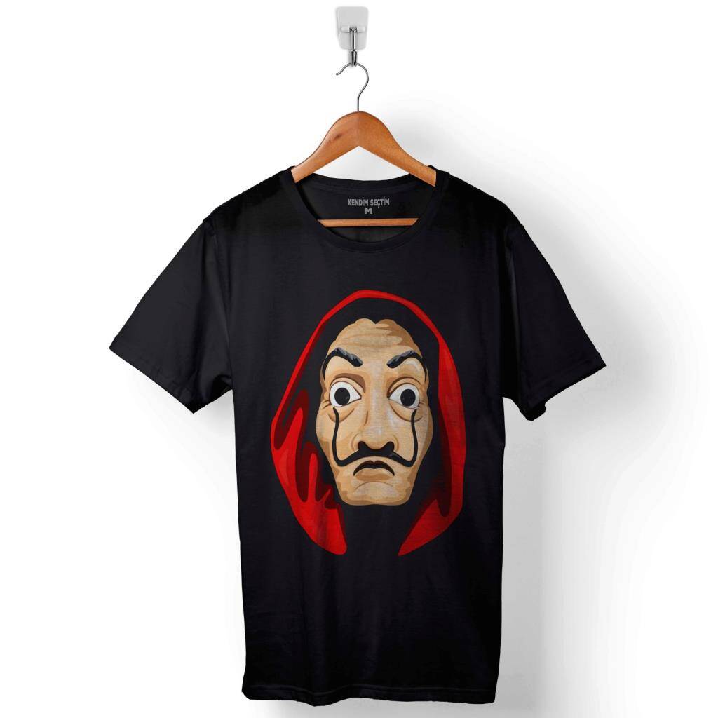 La Casa De Papel Lacasa Logo Baskılı Tişört Unisex T-Shirt - 1
