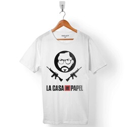 LA CASA DE PAPEL LACASA LOGO ERKEK TİŞÖRT - 1