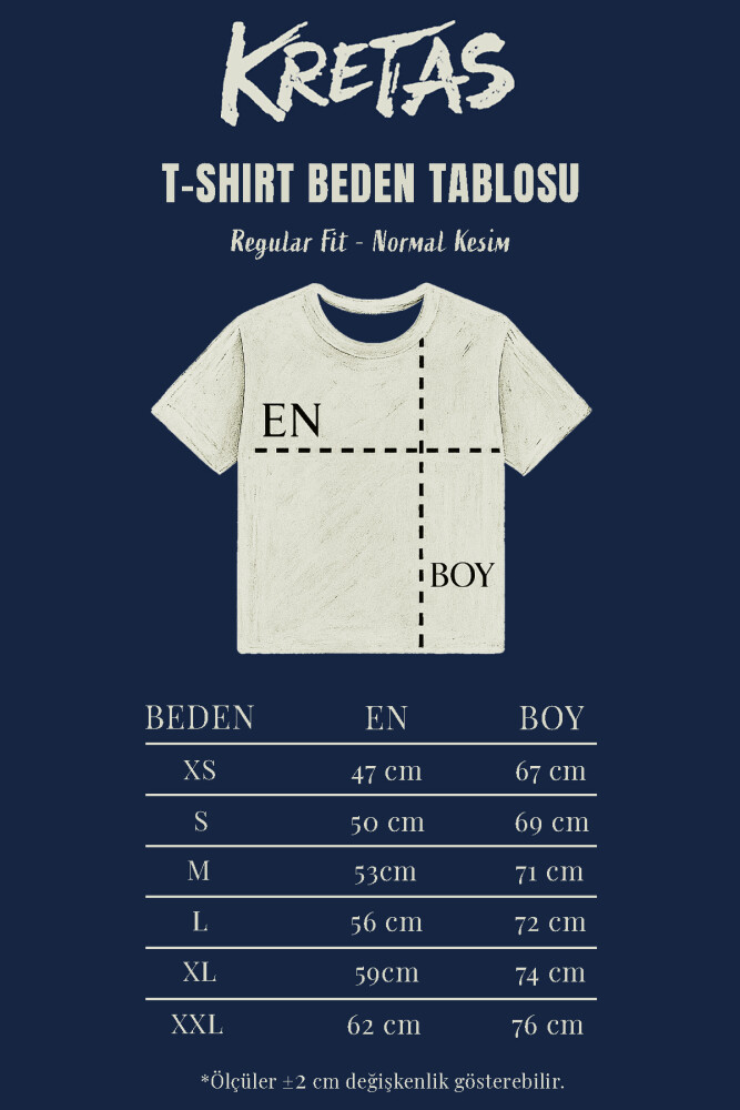 Lacivert Erkek Tişört Basic Regular Loose Fit T-shirt - 8