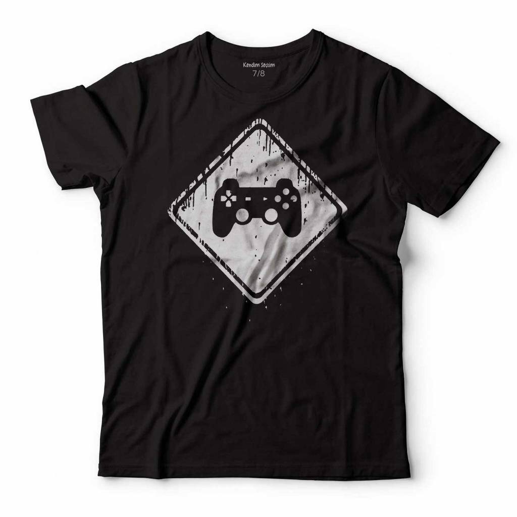 LETS PLAY OYUN KONSOLU GAMING PLAY STATION ÇOCUK TİŞÖRT - 1