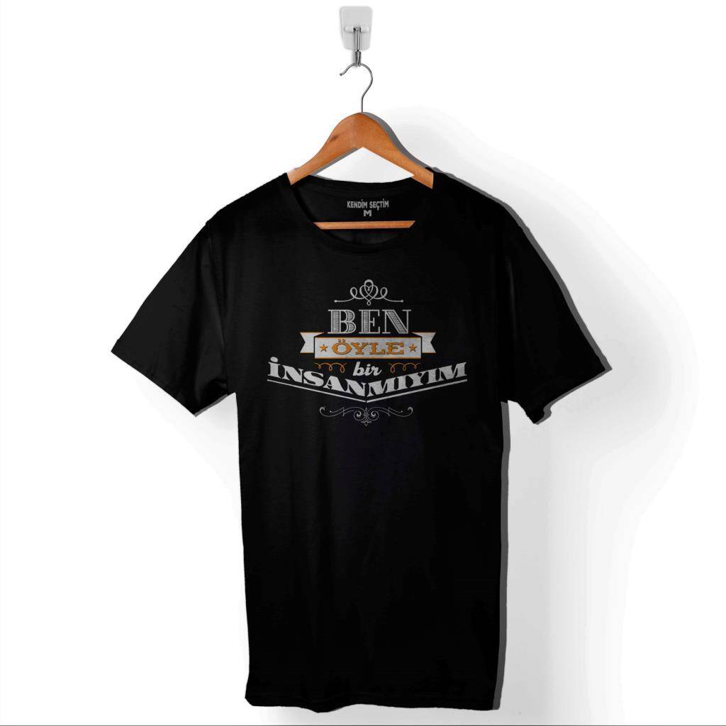 Leyla İle Mecnun Ben Öyle Bir İnsan Mıyım Baskılı Tişört Unisex T-Shirt - 1