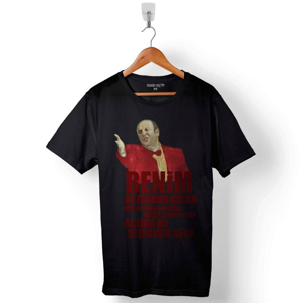 Leyla İle Mecnun Benim Ağzımdan Çıkan Algıda Seçici Baskılı Tişört Unisex T-Shirt - 1