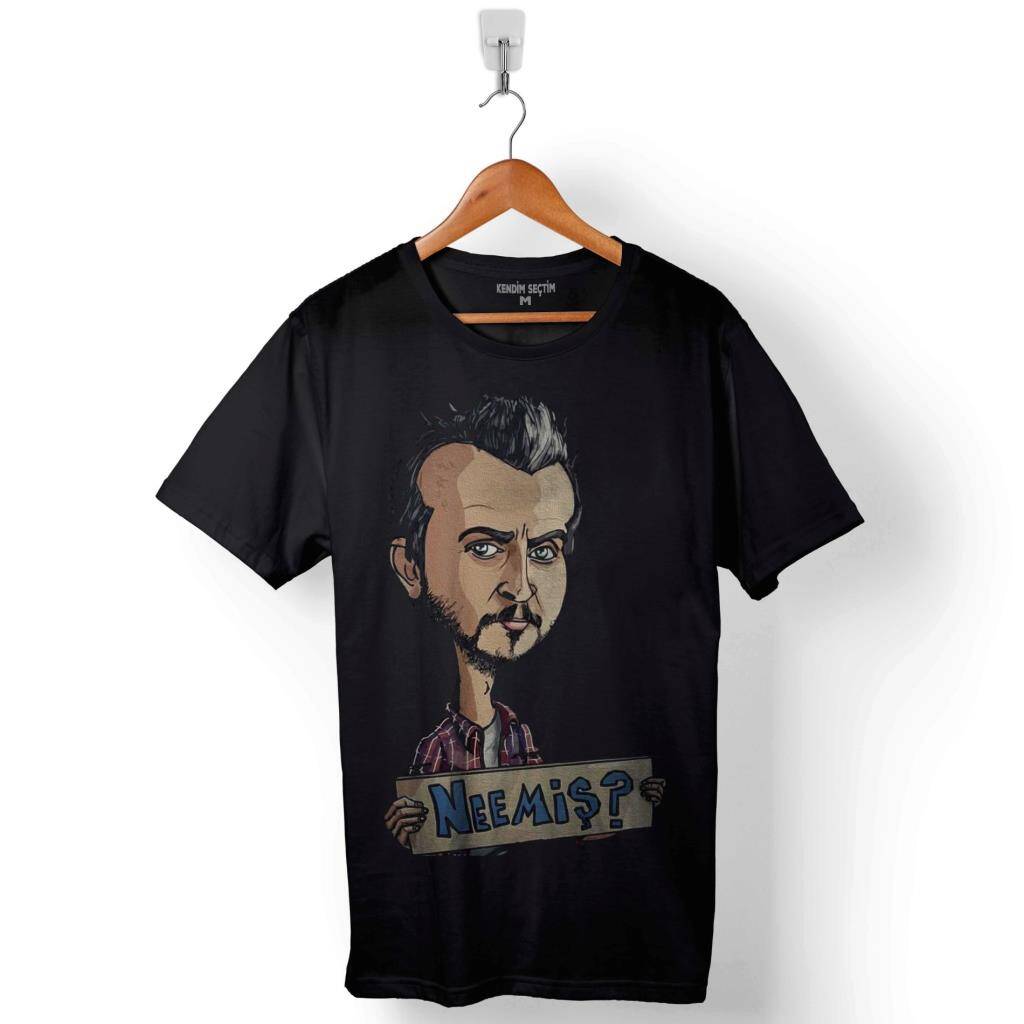 Leyla İle Mecnun Neemiş Nemiş Neymiş Baskılı Tişört Unisex T-Shirt - 1