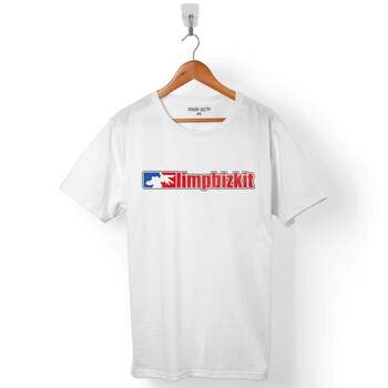Beyaz Limp Bizkit Limpbizkit Logo Sembol Rock Rap NuMetal Unisex Tişört T01B2421 - 1