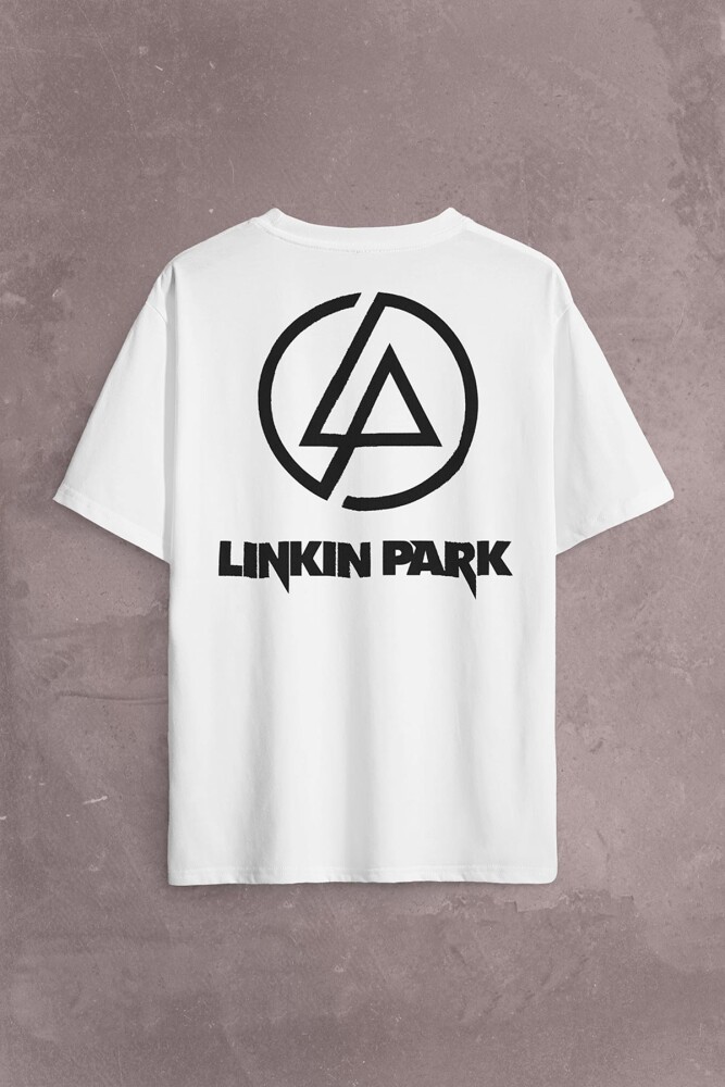 Linkin Park Chster Bennington One More Light Sırt Ön Baskılı Oversize Tişört Unisex T-Shirt - 2