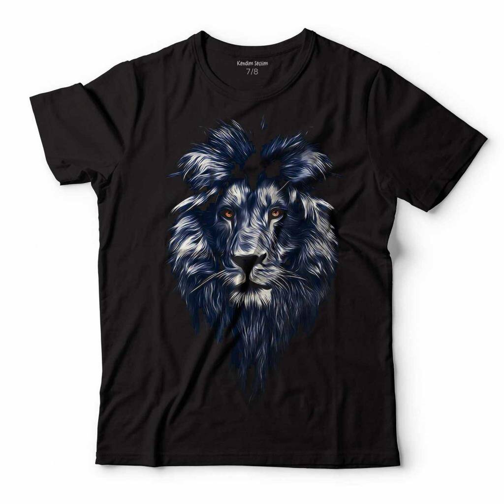 LION ASLAN SILHOUETTE SİLÜETİ ARSLAN ÇOCUK TİŞÖRT - 1
