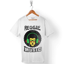 LION RAGGAE MUSIC BOB MARLEY ERKEK TİŞÖRT - 1