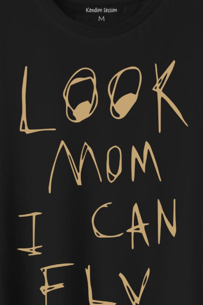 Look Mom I Can Fly Travis Scott Baskılı Tişört Unisex T-Shirt (1)