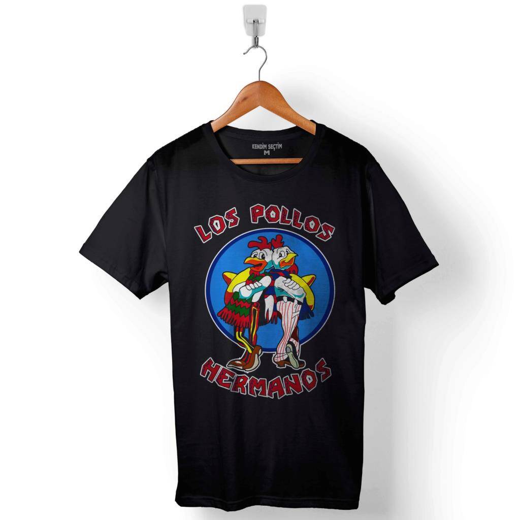 Los Pollos Breaking Bad Tavukçu Baskılı Tişört Unisex T-Shirt - 1