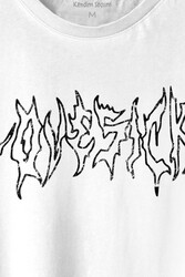 Lovesick Blackpink Kpop Korea Gotik Baskılı Tişört Unisex T-shirt - 2