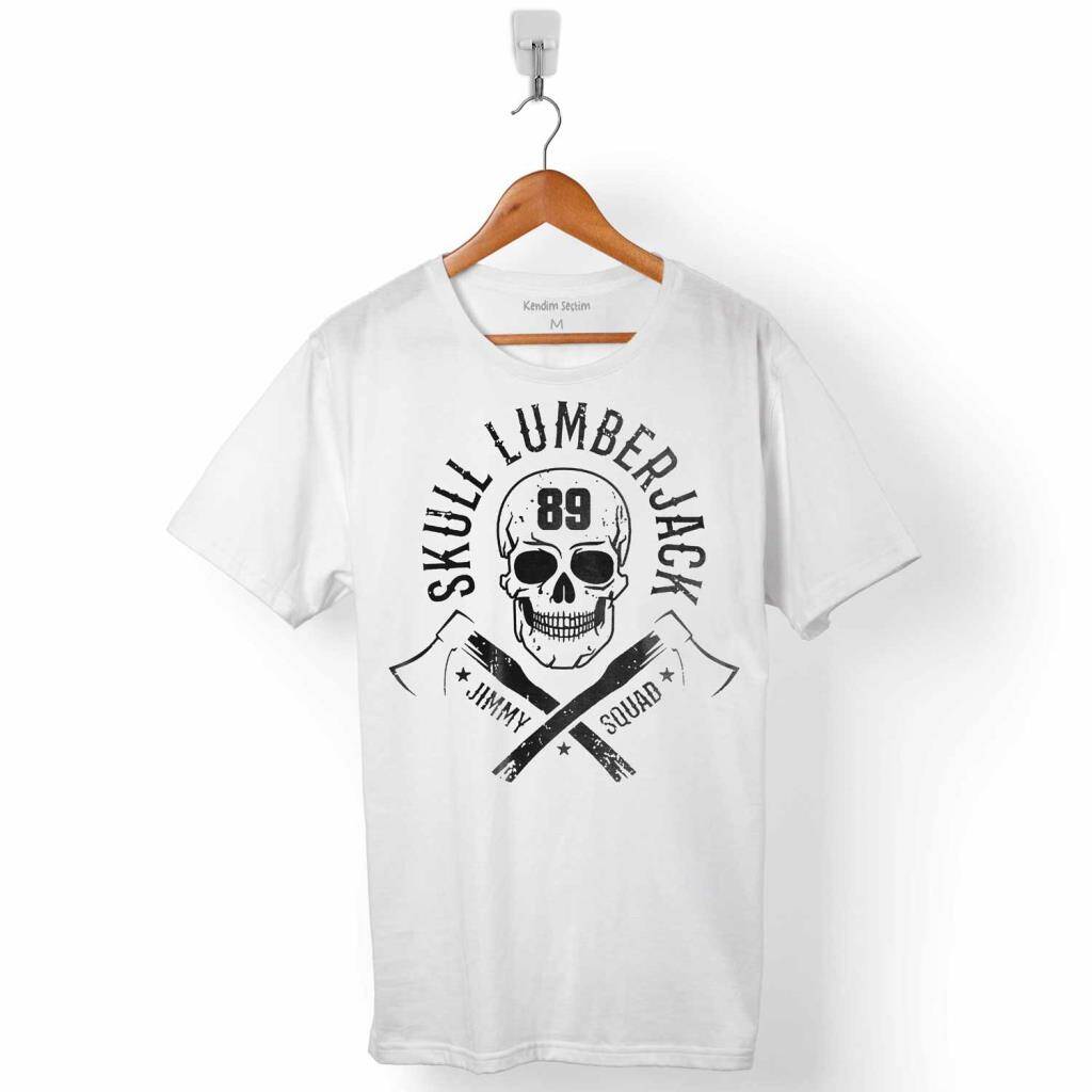 LUMBERJACK BALTA KURU KAFA BALTA SKELETON ERKEK TİŞÖRT - 1
