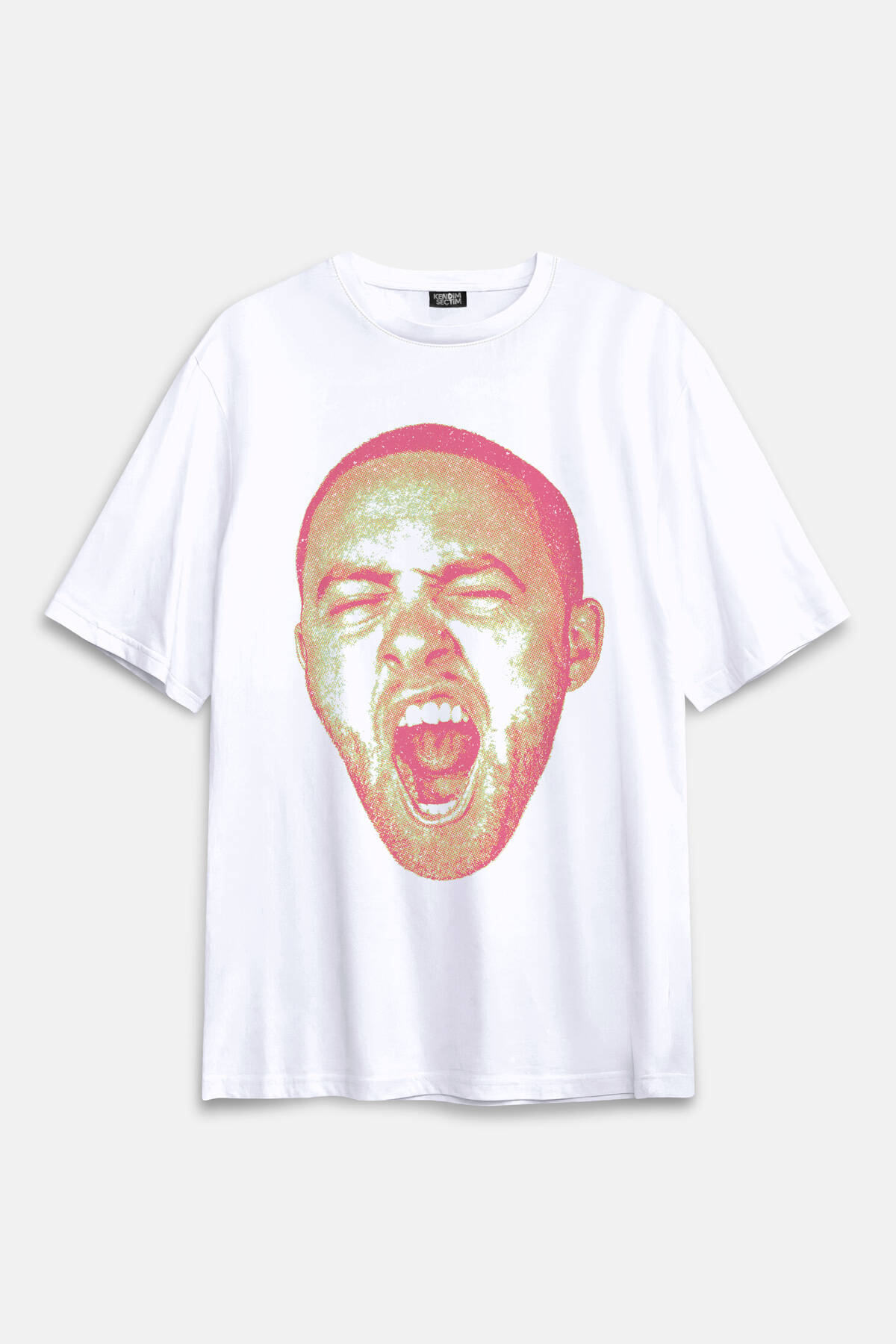 Mac Miller T-shirt Rap Hip Hop Kafa Baskılı Beyaz Oversize Tişört - 1
