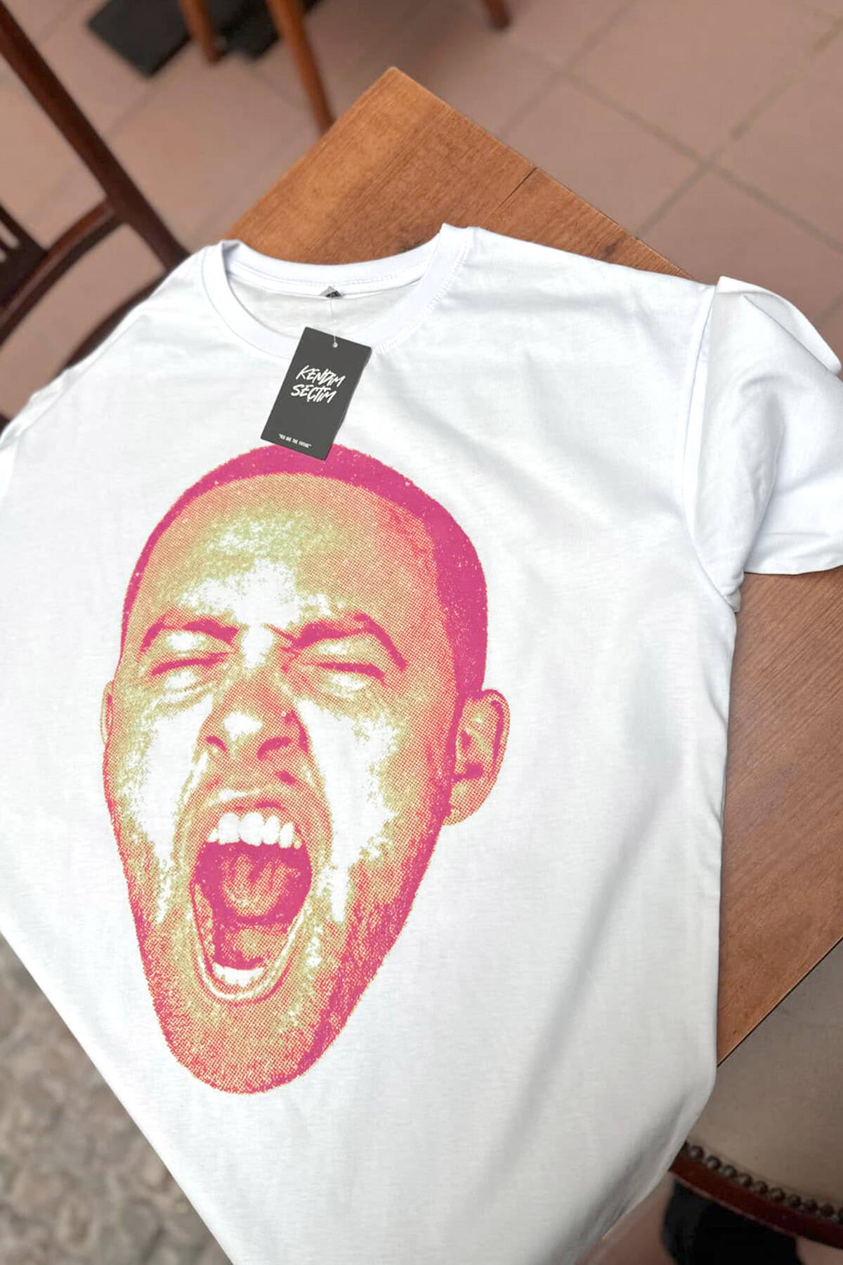 Mac Miller T-shirt Rap Hip Hop Kafa Baskılı Beyaz Oversize Tişört - 2