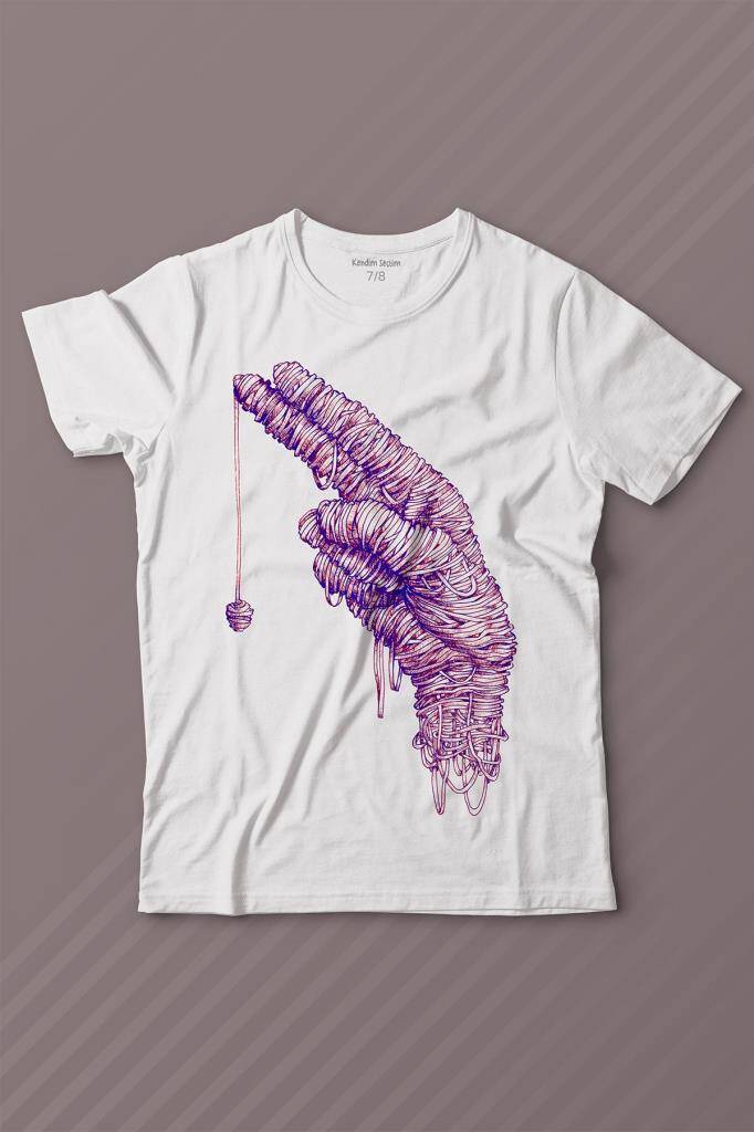 Mano Duo El Mumya Baskılı Tişört Çocuk T-shirt - 1