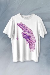Mano Duo El Mumya Baskılı Tişört Unisex T-shirt - 1