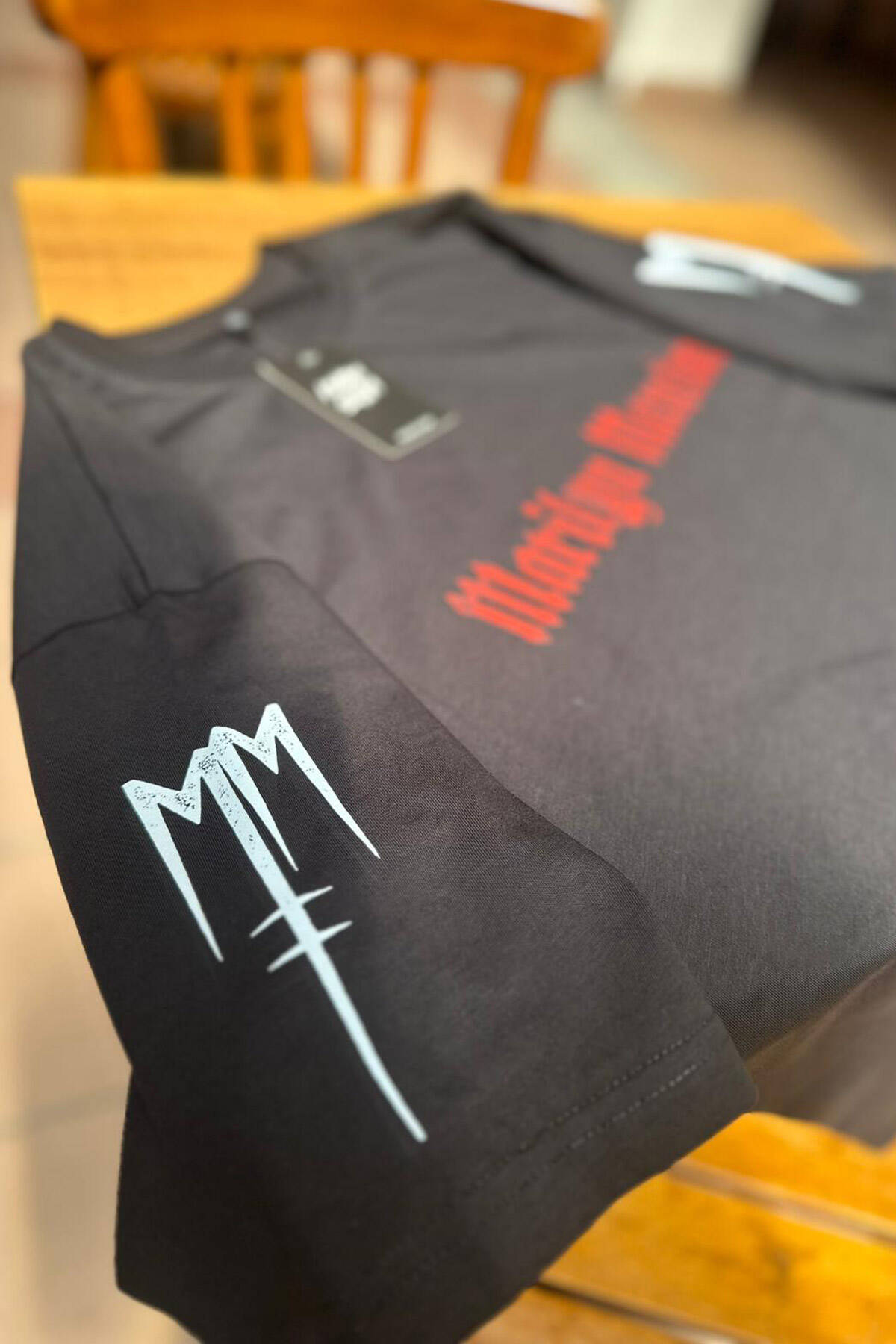 Marilyn Manson T-shirt Tour Rock Metal Müzik Baskılı Siyah Oversize Tişört - 4