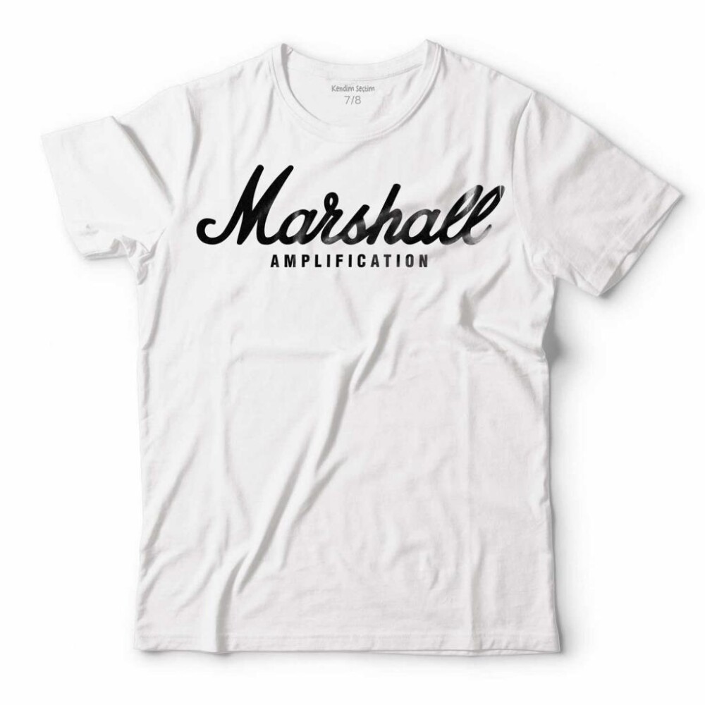 MARSHALL AMPLIFICATION LOGO ERKEK TİŞÖRT - KENDİM SEÇTİM