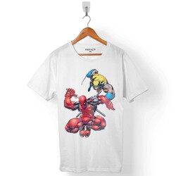 MARVEL DEADPOOL VS AND WOLVERINE ERKEK TİŞÖRT - 1