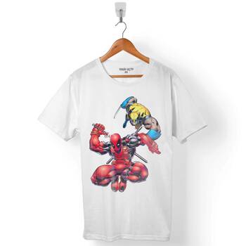 MARVEL DEADPOOL VS AND WOLVERINE ERKEK TİŞÖRT - 1