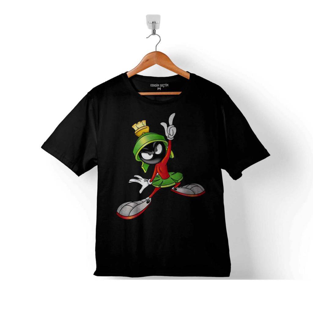MARVIN THE MARTIAN MARSLI MARVİN LOGO 2 ÇOCUK TİŞÖRT - 1