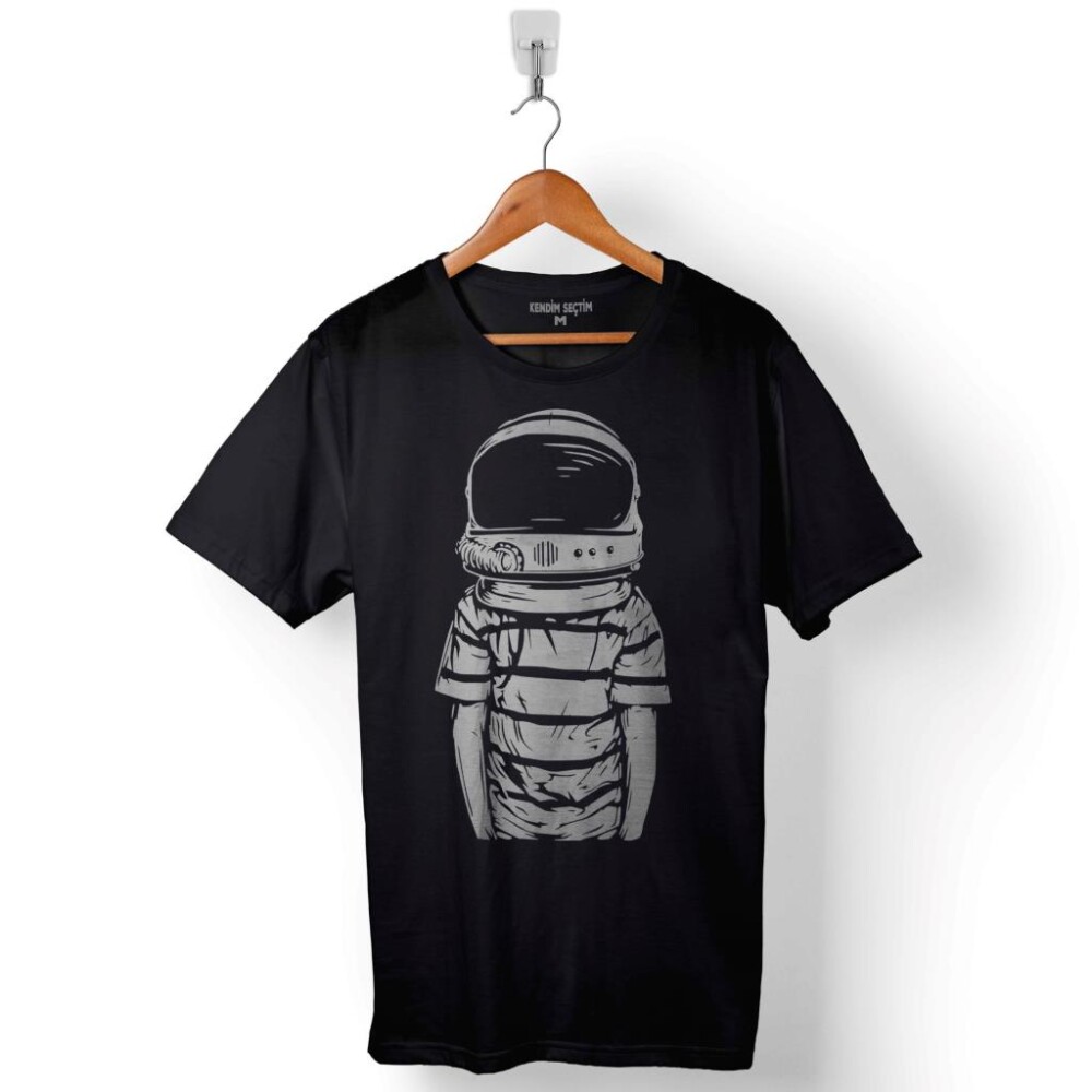 Masum Uçan Astronot Cosmos Gezegen Galaksi Uzay Baskılı Tişört Unisex T-Shirt - 1