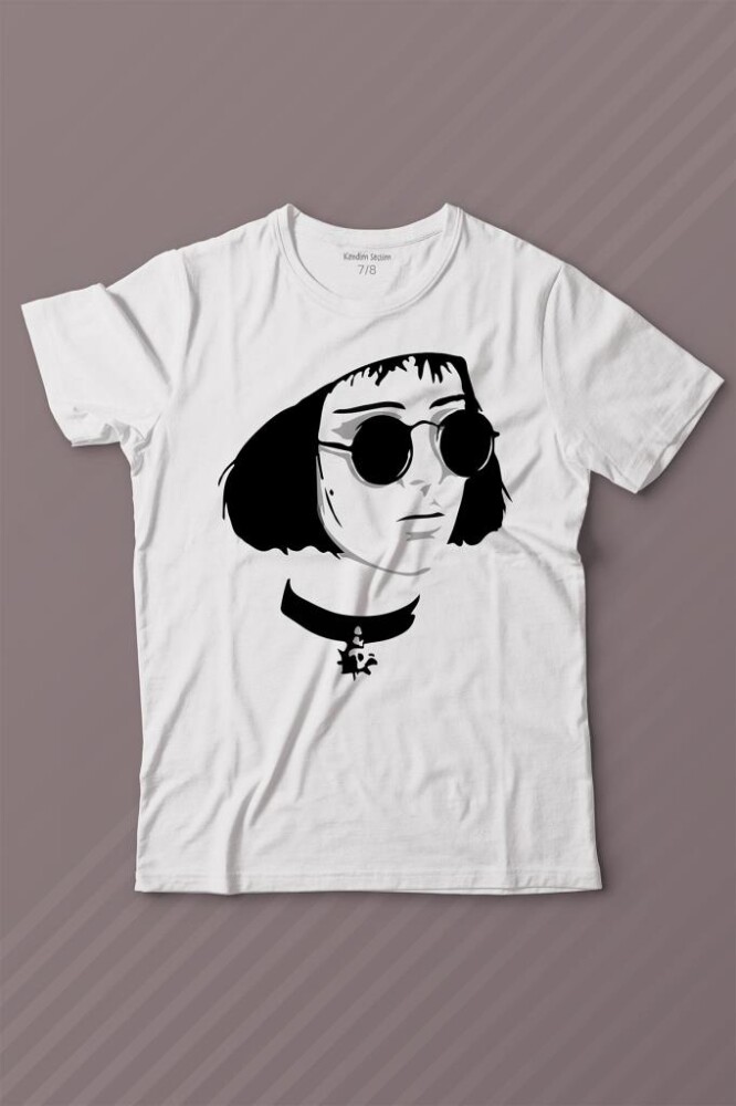 Mathilda Leon Sevginin Gücü Leon The Professional Film Baskılı Tişört Çocuk T-shirt - KENDİM SEÇTİM
